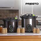 Presto Precise 02152 17 Qt Stainless Steel Electric Pressure Canner, Silver