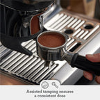 Breville Barista Express Impress Espresso Machine, 2 Liters - Black Truffle