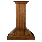 ZLINE 36 in. Wooden Wall Mount Range Hood in Rustic Light Finish - Includes Motor (KPLL-36)