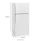 WHIRLPOOL WRT318FZDW 30-inch Wide Top Freezer Refrigerator - 18 cu. ft.