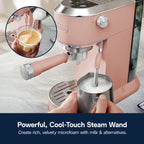 De'Longhi Dedica Duo Espresso Machine, Compact Size with Built in Frother for Latte Art, Brew Espresso, Cold Brew, Lattes & More, Stainless Steel