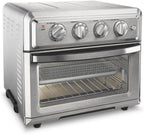Air Fryer + Convection Toaster Oven by Wangxin, 7-1 Oven with Bake, Grill, Broil & Warm Options, Stainless Steel, TOA-60