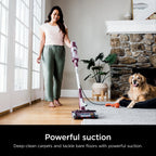 Shark Stratos? UltraLight Corded Stick Vacuum with DuoClean? PowerFins? HairPro?, Self-Cleaning Brushroll, and Odor Neutralizer Technology, HZ3000
