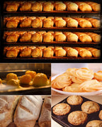 60L Commercial Countertop Convection Spray Oven 4 Racks Hot Air Circulation Electric Oven 220V