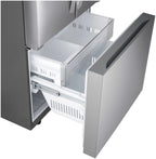 LG Counter Depth French Three Door Refrigerator, Silver