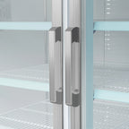 53 in. 2-Door Commercial Display Merchandiser Freezer 45 cu. ft. in White (MDF-2GD-45C-WH)