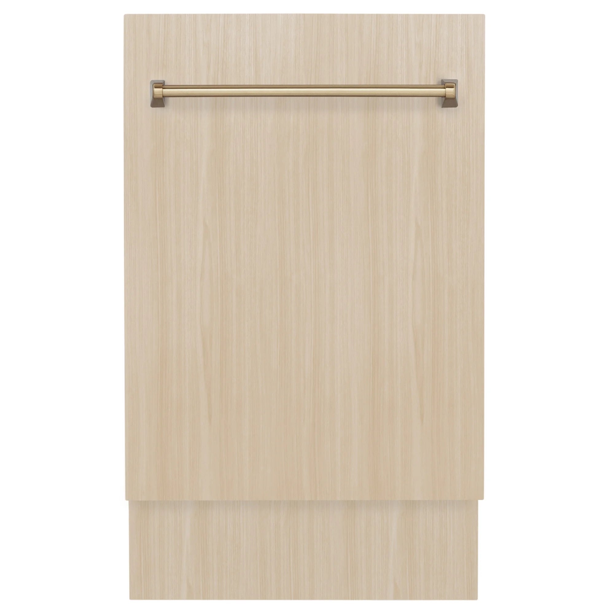 Zline Dwvz-18-Cb 18" Wide 10 Place Setting Built-In Panel Ready Top Control Dishwasher -