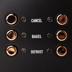 TOSTR SS BLK 1500W 4SLOT (Pack of 1)