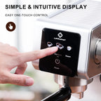 LINKChef Espresso Machine 20 Bar, Professional Espresso Maker with Milk Frother Steam Wand