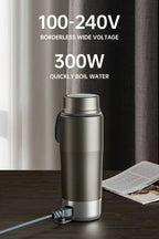 520ml Pure Titanium Portable Electric Kettle �C Travel Kettle Dual Voltage 100V-240V with Temperature Control, Lightweight, Leak-Proof, Fast Boil Mini Kettle for Travel, Office, Hotel, Camping