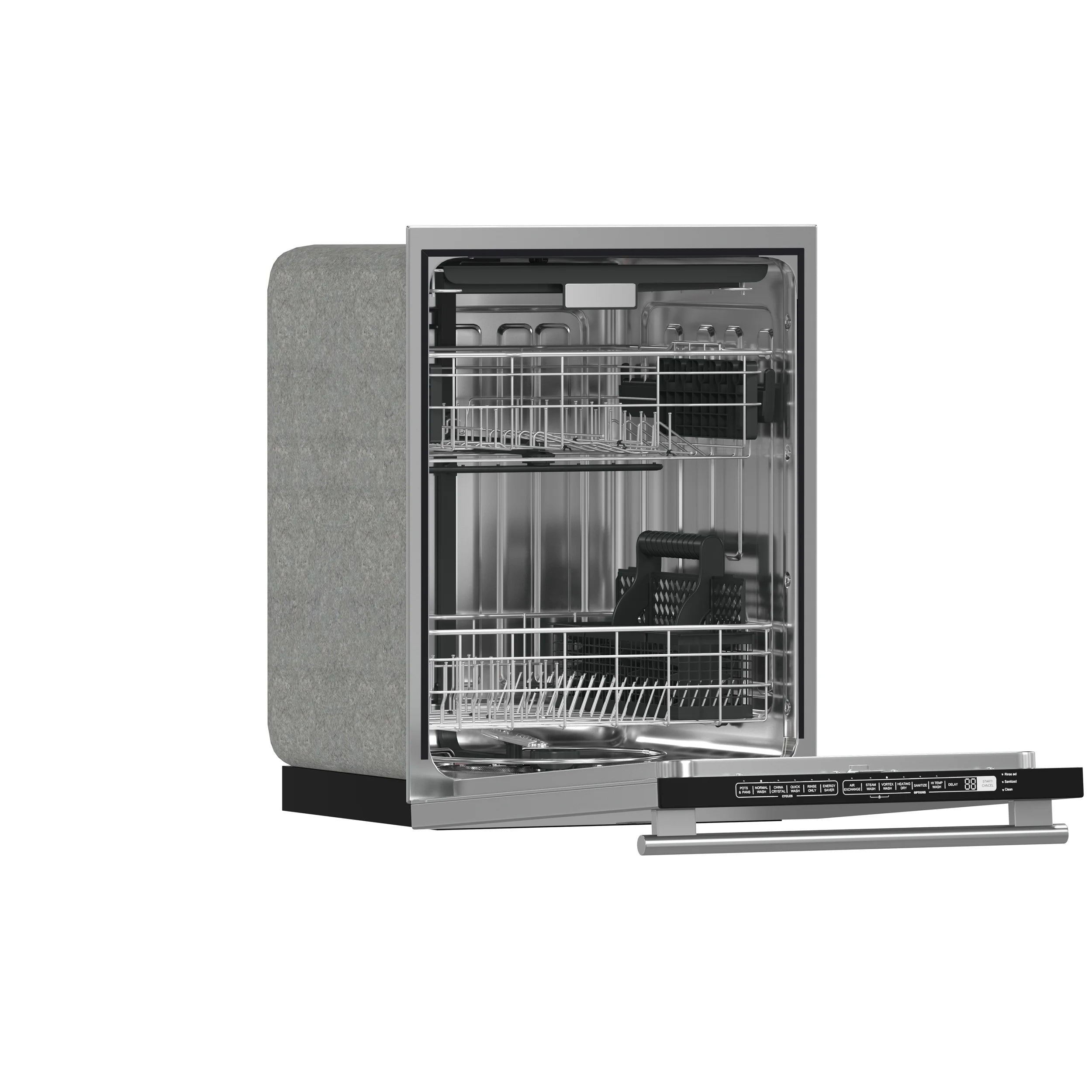 Forno FDWBI806724S 24 inch Stainless Pro-Style Built in Dishwasher