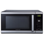 Farberware Countertop Microwave 900 Watts, .9 cu ft - Microwave Oven With Child Lock - Perfect for Apartments and Dorms - Easy Clean Grey Interior, Stainless Steel