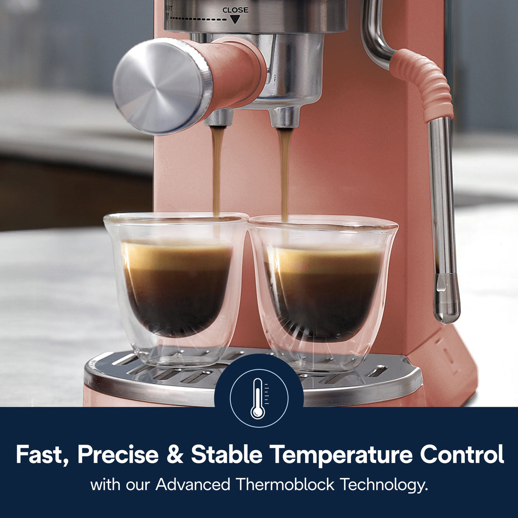 De'Longhi Dedica Duo Espresso Machine, Compact Size with Built in Frother for Latte Art, Brew Espresso, Cold Brew, Lattes & More, Stainless Steel