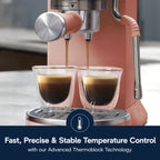 De'Longhi Dedica Duo Espresso Machine, Compact Size with Built in Frother for Latte Art, Brew Espresso, Cold Brew, Lattes & More, Stainless Steel