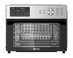 Kitchen in the box 32 QT Air Fryer Oven, 18-in-1 Convection Oven Countertop with Baking, Dehydrate and Rotisserie, 6 Accessories, 1800W, Black