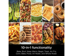 Restored Ninja 10-in-1 Air Fryer, Double Door Toaster Oven with FlexDoor, FlavorSeal & Smart Finish, Rapid Top Convection and Air Fry Bottom, Bake, Toast, Air Fry, Pizza and More, Stainless Steel, DCT400 (Refurbished)