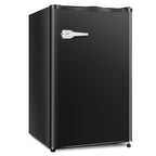 WAA Small Upright Freezer, 2.3 Cu.ft, Removable Shelves, Black