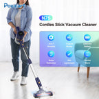 POWEART Lightweight Cordless Vacuum Cleaner 30kPa 55min Runtime, Cordless handheld Vacuum Cleaner for Carpet Floor,Hard Floor and Pet Hair