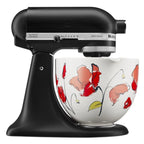 KitchenAid 5-Quart Poppy Ceramic Bowl | Fits 4.5-Quart & 5-Quart KitchenAid Tilt-Head Stand Mixers