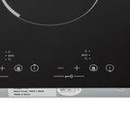 Miumaeov Commercial Electric Ceramic Cooktop 2 Burners Cooking Stove Touch Control Cooker 1500W 140-482?��F