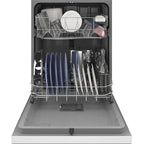 Hotpoint HDF310PGRWW 60 dBA White Front Control Dishwasher