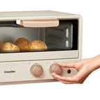 CrazyDec Electric cooking ovens for household purposes ,9-in-1 Cooking Functions, Crispy Grill, Dehydrate, Rotisserie, 6 Accessories Included, 1650W
