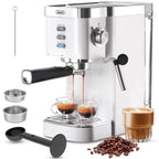 Gevi 20 Bar Espresso Machine, Coffee Maker with Milk Frother��White