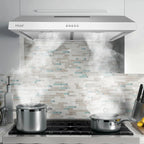 Tylza 30" 600 CFM Stainless Steel Kitchen Under Cabinet Range Hood with 2 x 2W LED Lights and 2 Replacement Charcoal Filter