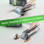 Carpet Cleaner Machine, 18 K pa Portable Carpet Spot and Upholstery Cleaner, 500 W Powerful Suction Deep Couch Cleaner Machine with Handle for Pet Stains, Sofa, Car Seat, Furniture