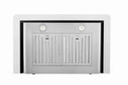 Hauslane|Chef Series WM-639 30-inch Wall Mounted Range Hood | Contemporary Design Professional Suction | Dishwasher Safe Baffle Filters, 3 Speed Settings, Touch Control Panel