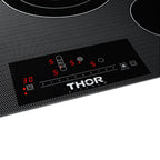 Thor Kitchen Tec30 30" Wide 4 Burner Electric Cooktop - Black