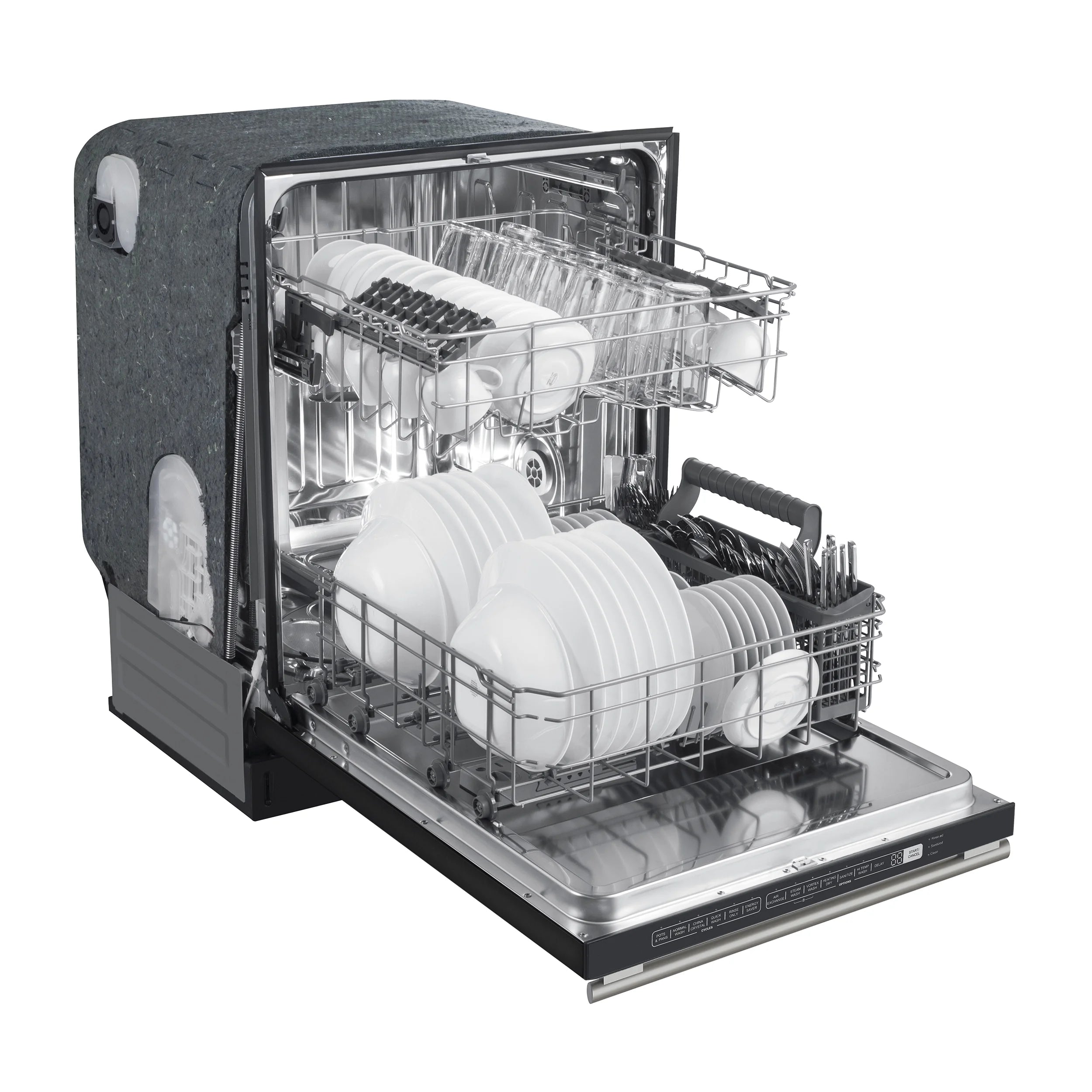 Forno FDWBI806724B 49 dBA Black Top Control Dishwasher