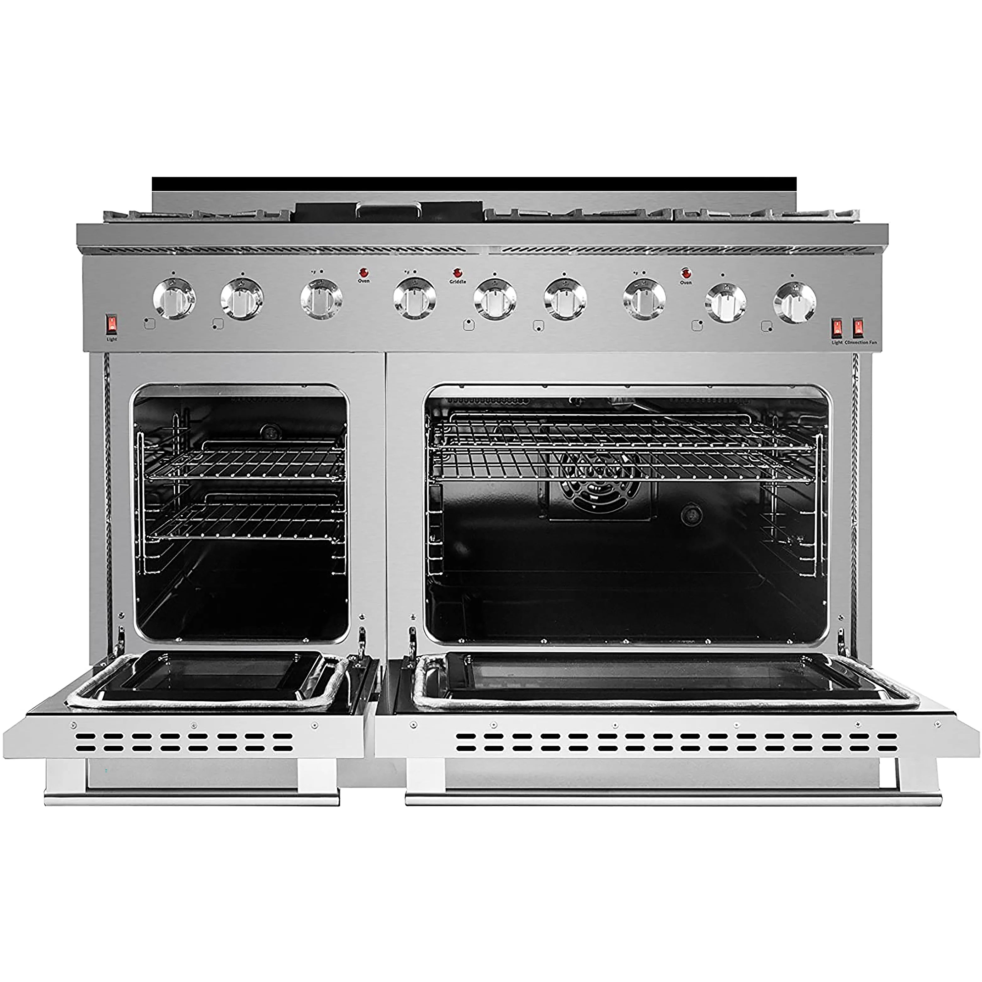 NXR  48" Stainless Steel Pro-Style Propane Gas Range with 7.2 cu.ft. Convection Oven SC4811LP