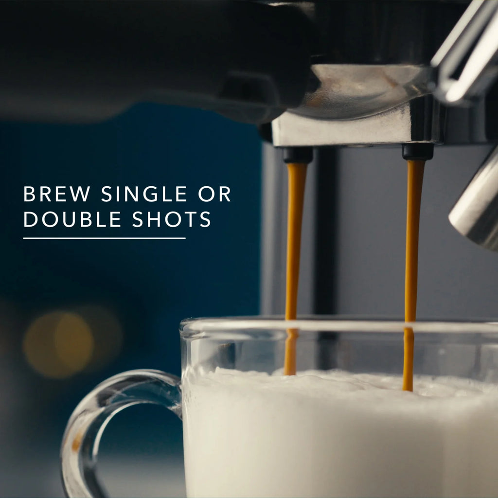 Mr. Coffee One Touch CoffeeHouse+ Espresso, Cappuccino, and Latte Maker, Grey