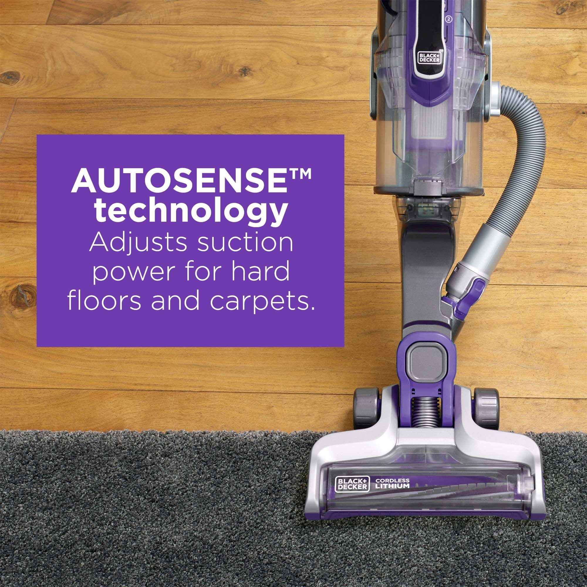 BLACK+DECKER  20V Cordless Upright Vacuum, (HCUA525JPK)