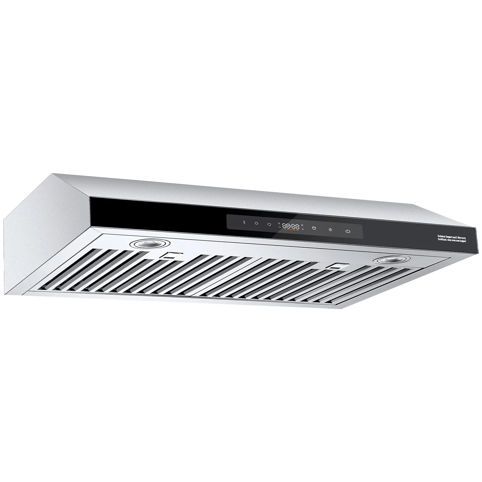 KFFKFF 30 Inch Under Cabinet Range Hood, Kitchen Exhaust System, 900CFM Dual Engine Stainless Steel Cooker Hood, Equipped with Gesture and Touch Interface, LED Illumination