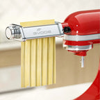 TOCOKEID 3Pcs Stainless Steel Pasta Attachment for KitchenAid Stand Mixer Included Dough Sheet Roller, Spaghetti Cutter and Fettuccine Cutter Maker