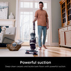 Shark Upright Vacuum, Lift-Away, Pet Friendly, Bagless, PowerFins HairPro & Odor Neutralizer Technology, Hard Floor and Carpet, Self Cleaning Brushroll, Anti Allergen &Swivel Steering , ZD550, Purple