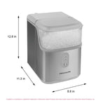 Frigidaire, 33 Lbs. Nugget Ice Maker, Black Stainless Steel, EFIC228