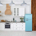 Galanz GLR10TBEEFR 10 Cf. Top Mount Refrigerator Retro Style