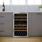 Edgestar Cwf380dz 20" Wide 38 Bottle Capacity Free Standing Wine Cooler - Stainless Steel