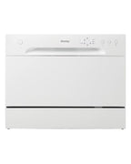 Danby 6 Place Setting Countertop Dishwasher in White (DDW621WDB)