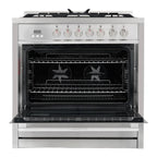 Cosmo COS-F965NF 36 in. Stainless Steel Dual Fuel Range with Convection Oven
