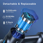 Lubluelu Free-Standing Vacuum Cleaner 25KPa,Powerful Lightweight Cordless 6 in 1 Stick Vacuum Cleaner for Carpet Floor Pet Hair Home