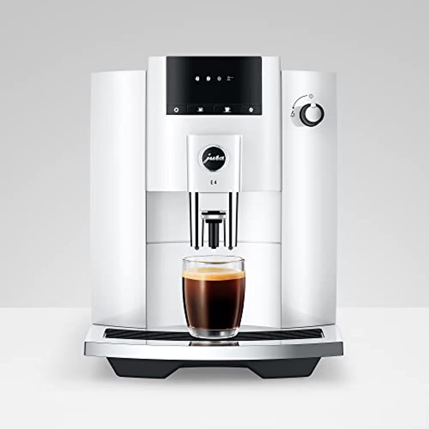 Jura E4 Automatic Coffee Machine (Piano Black)