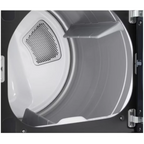 LG 27 Inch Rear Control Gas Dryer with 7.3 cu ft. Ultra Capacity, AI Sensor Dry, Quiet Operation in Black DLG8201L