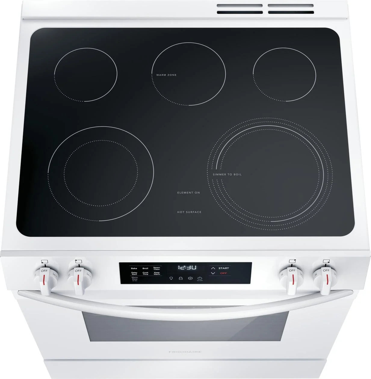 Frigidaire FCFE3062AW 30" Electric Range with Steam Clean