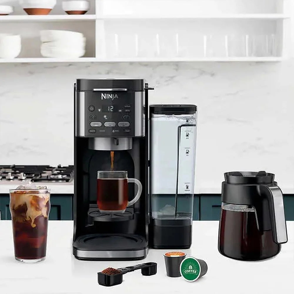 Restored Ninja CFP105 DualBrew Hot & Iced Coffee Maker BlackBundle with 2 YR CPS Enhanced Protection Pack (Refurbished)