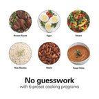 Hamilton Beach 6 Quart 6-in-1 Pressure Cooker, Multi-Cooker, Slow Cooker, Steamer, Saut��, Rice Cooker, & More