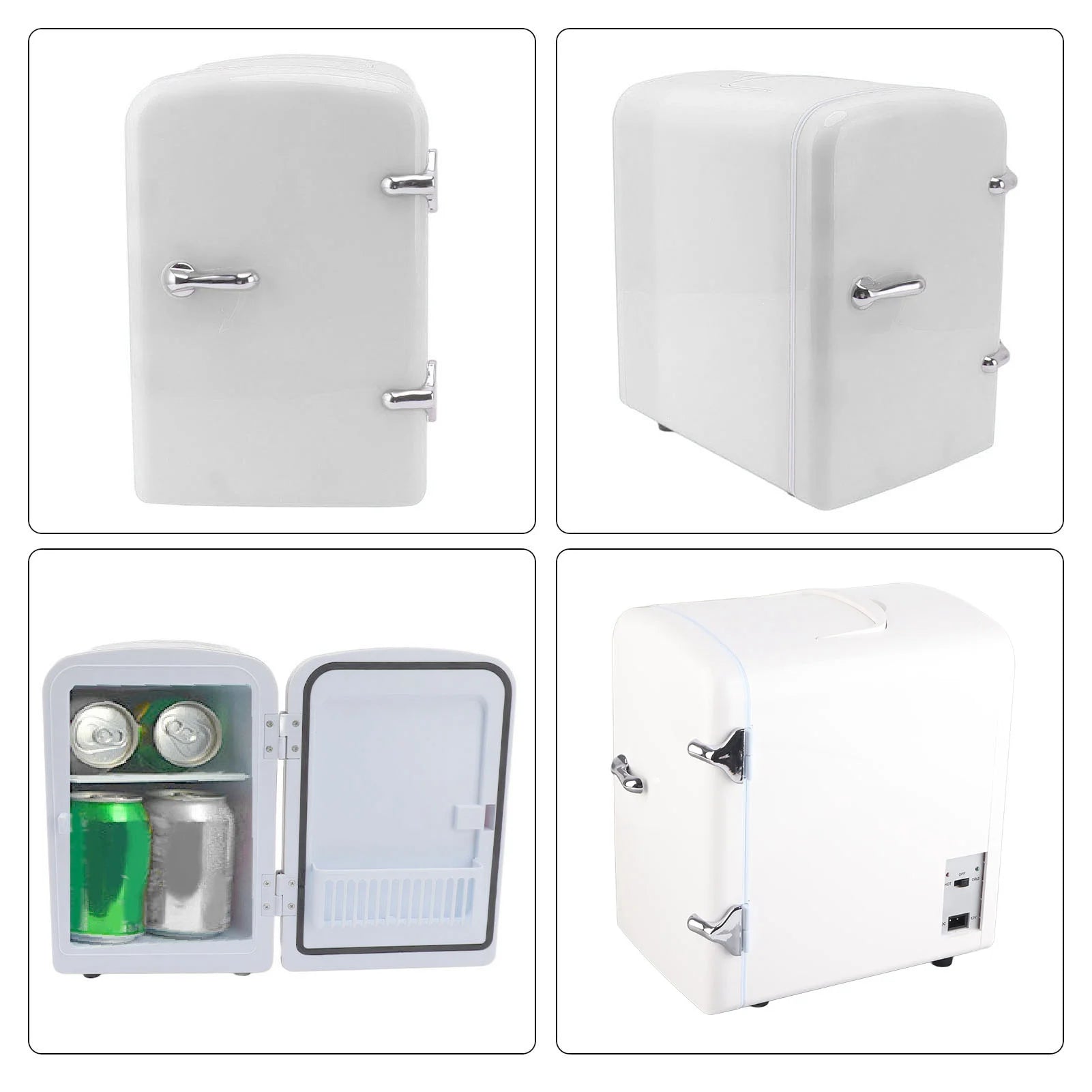 Mini Beauty Fridge, Mini Refrigerator Fridges for Bedrooms, Portable Small Fridge for Car, Travel, Home Skincare, Makeup (UK Plug)